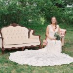 Outdoor summer wedding with vintage and specialty rentals by Paisley & Jade.