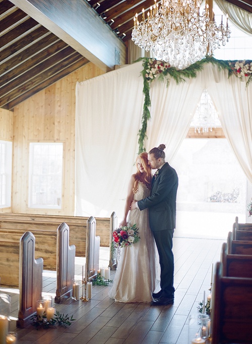 Gorgeous holiday wedding inspiration at Mount Ida Farm with specialty and vintage rentals by Paisley & Jade 