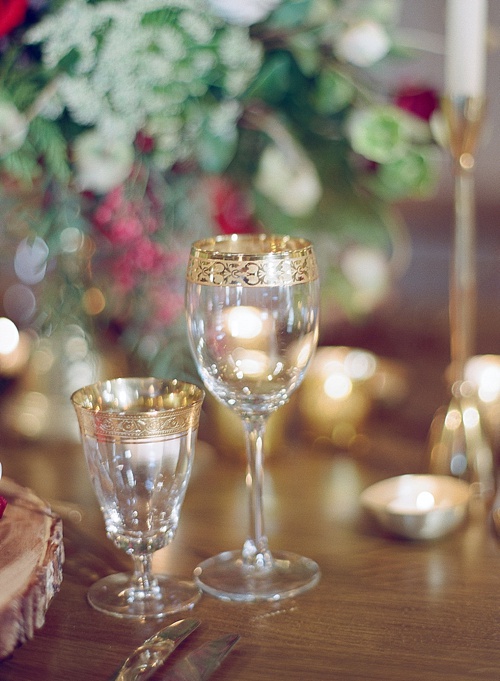 Gorgeous holiday wedding inspiration at Mount Ida Farm with specialty and vintage rentals by Paisley & Jade 