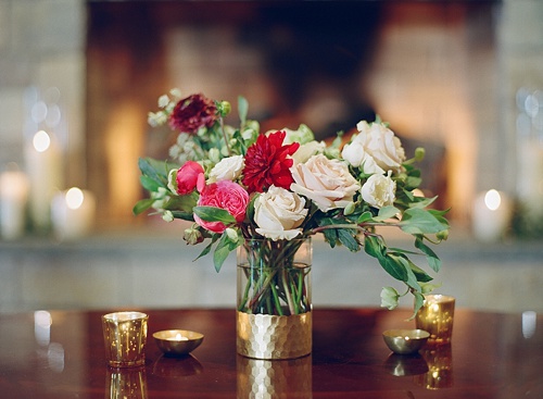 Gorgeous holiday wedding inspiration at Mount Ida Farm with specialty and vintage rentals by Paisley & Jade 