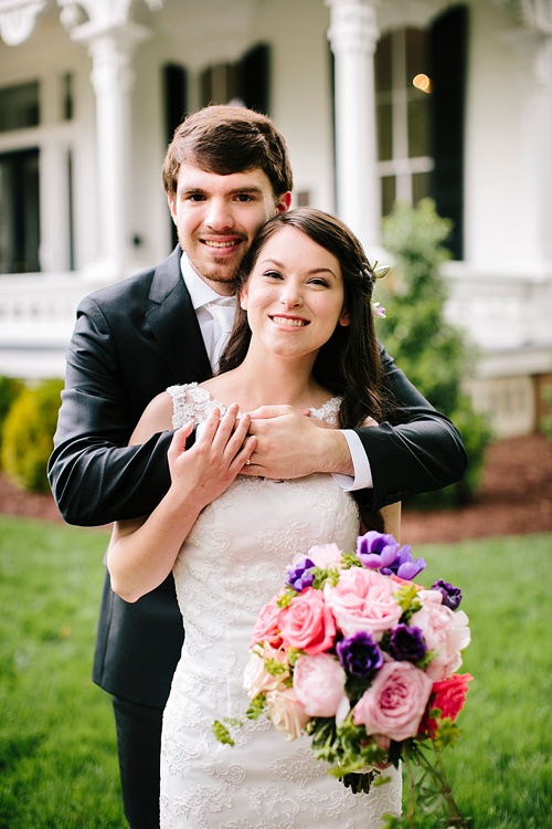 Colorful and chic wedding at the Merrimon Wynne House with specialty and vintage rentals by Paisley & Jade 