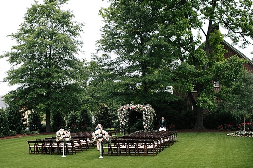 Colorful and chic wedding at the Merrimon Wynne House with specialty and vintage rentals by Paisley & Jade 