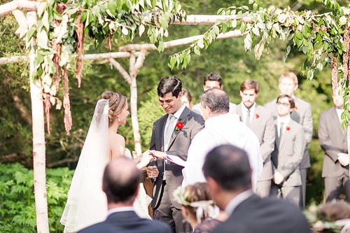 Gorgeous outdoor wedding at The Mill at Fine Creek with photography by Katelyn James and specialty rentals by Paisley and Jade 