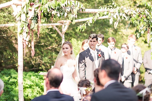 Gorgeous outdoor wedding at The Mill at Fine Creek with photography by Katelyn James and specialty rentals by Paisley and Jade 