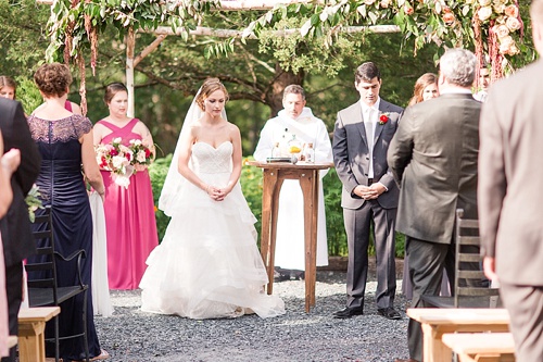 Gorgeous outdoor wedding at The Mill at Fine Creek with photography by Katelyn James and specialty rentals by Paisley and Jade 