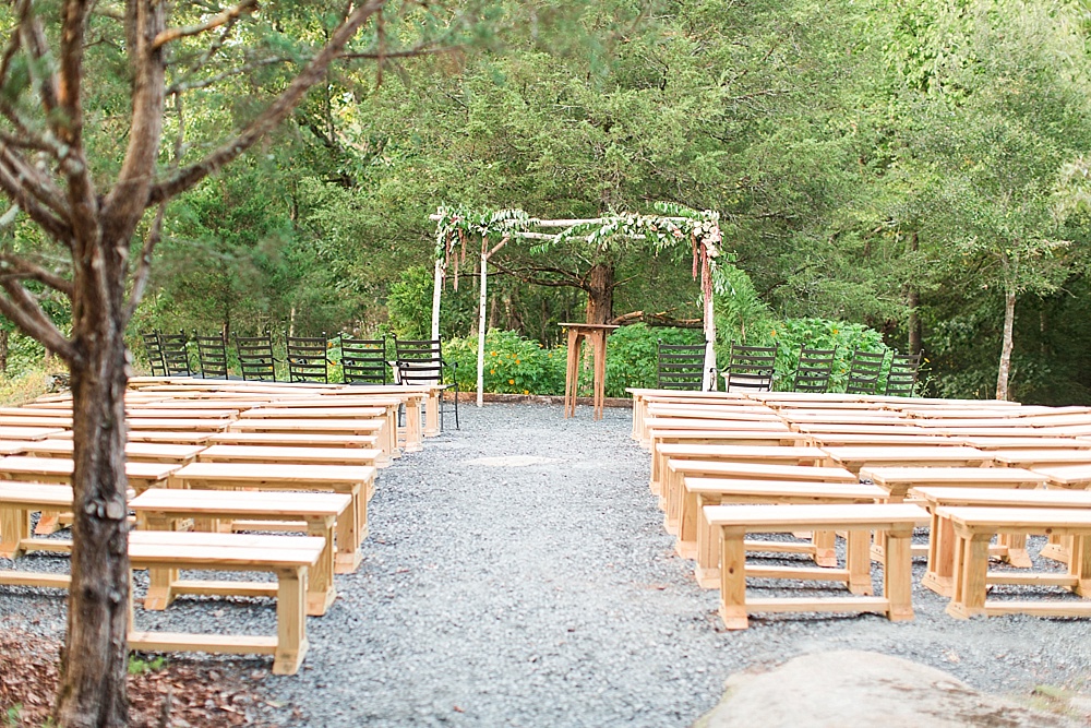 Gorgeous outdoor wedding at The Mill at Fine Creek with photography by Katelyn James and specialty rentals by Paisley and Jade