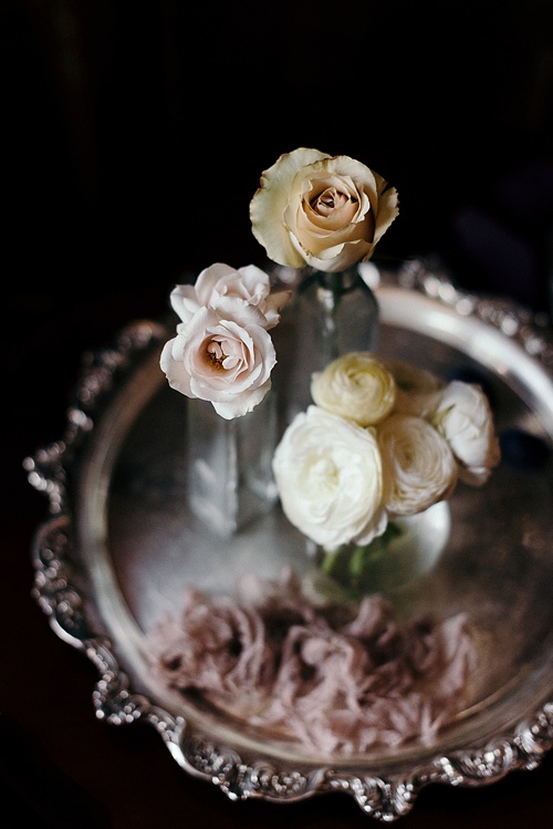 Gorgeous fine art bridal styled shoot at the Virginia House with planning by Maggie Richard Designs, photography by Alex C. Tenser and specialty and vintage rentals by Paisley & Jade.