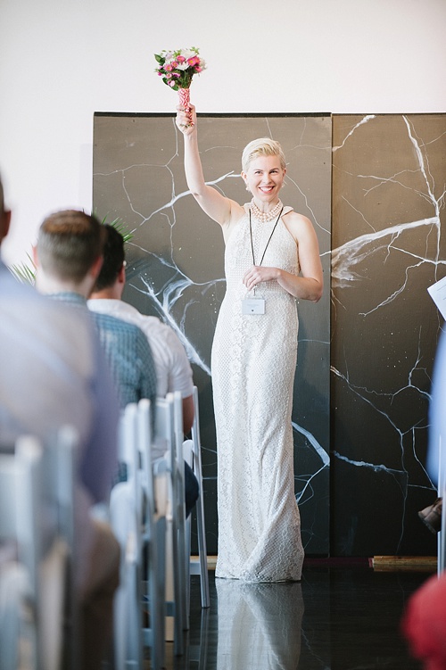 Modern & Industrial Wedding style at the Bon Secours Washington Redskins Training camp for The Wedding Crashers Tour in Richmond, Va with specialty rental items by Paisley & Jade 