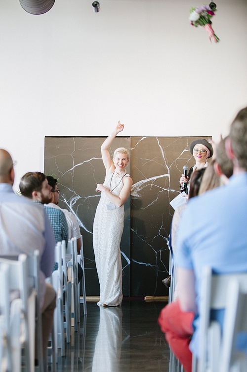 Modern & Industrial Wedding style at the Bon Secours Washington Redskins Training camp for The Wedding Crashers Tour in Richmond, Va with specialty rental items by Paisley & Jade 