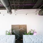 Modern & Industrial Wedding style at the Bon Secours Washington Redskins Training camp for The Wedding Crashers Tour in Richmond, Va with specialty rental items by Paisley & Jade