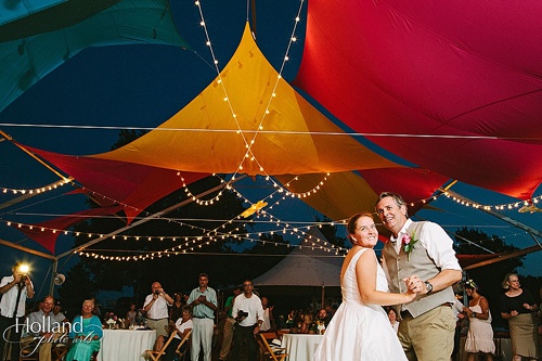Eclectic and colorful mountaintop wedding in Charlottesville with specialty rentals by Paisley & Jade 
