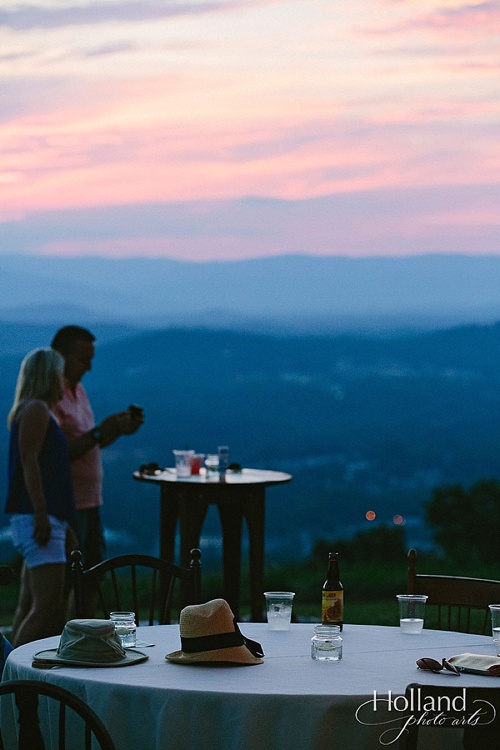 Eclectic and colorful mountaintop wedding in Charlottesville with specialty rentals by Paisley & Jade