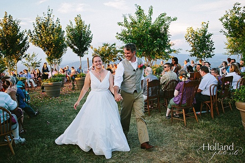 Eclectic and colorful mountaintop wedding in Charlottesville with specialty rentals by Paisley & Jade