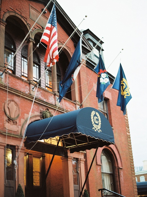 NYE wedding at The Commonwealth Club in Richmond, Virginia with specialty and vintage rentals by Paisley & Jade. Image by Kim Stockwell Photography