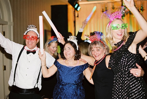 NYE wedding at The Commonwealth Club in Richmond, Virginia with specialty and vintage rentals by Paisley & Jade. Image by Kim Stockwell Photography