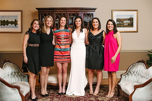 NYE wedding at The Commonwealth Club in Richmond, Virginia with specialty and vintage rentals by Paisley & Jade. Image by Kim Stockwell Photography