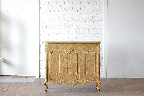 The Pattersons furniture collection styled beautifully with a gold and glam feel available for rent by Paisley & Jade 