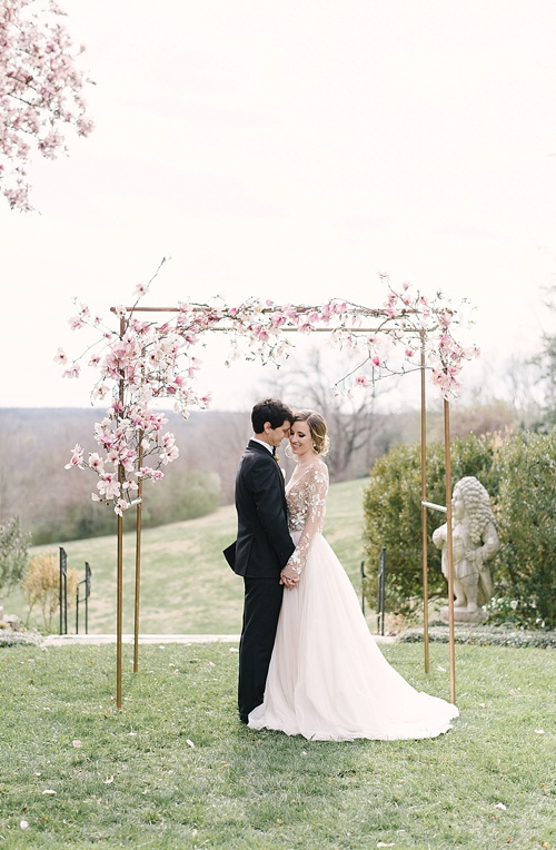 Gorgeous Spring styled shoot a The Virginia House in Richmond planned by Blush Events with images by Sarah Street Photography and specialty and vintage rentals by Paisley & Jade 