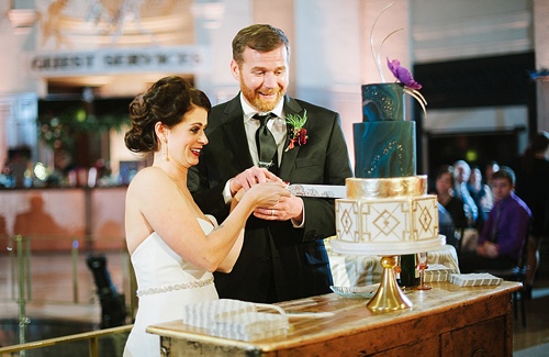Whimsical and eclectic wedding at the Science Museum of Virginia captured by Jessica Maida Photography with specialty rentals by Paisley & Jade 