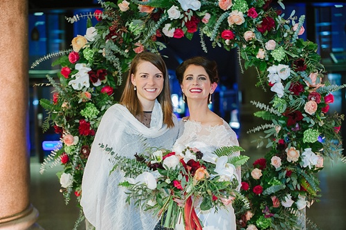 Whimsical and eclectic wedding at the Science Museum of Virginia captured by Jessica Maida Photography with specialty rentals by Paisley & Jade 