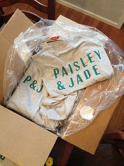 Paisley & Jade t-shirts made it in year 2! People were starting to learn the name of the vintage and speciality rental company based in Richmond, VA.