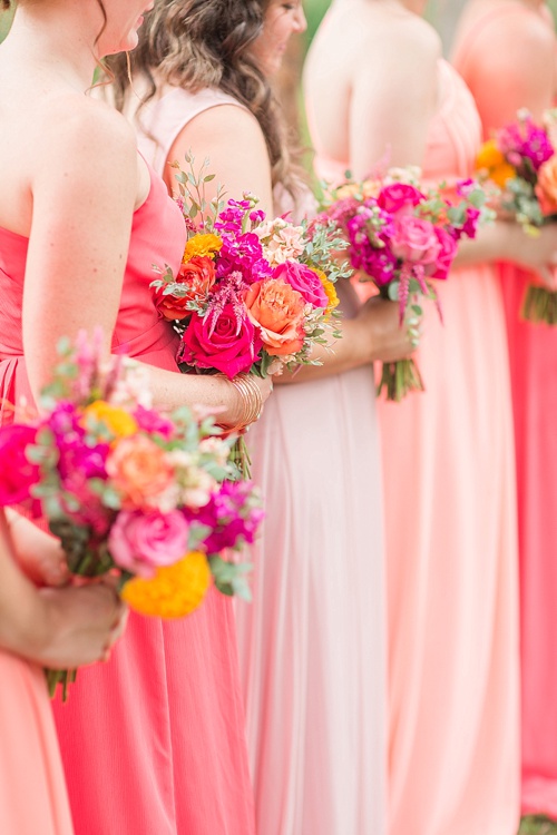 Colorful Outdoor Ceremony - Ashley & Justin Tie The Knot at Hampden ...