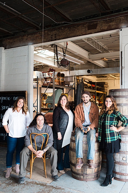 The faces behind Paisley & Jade: a vintage and speciality rental company in Richmond, Va. Photos taken by Stephanie Yonce Photography!