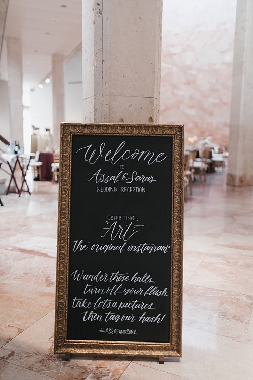 Beautiful custom hand-lettering and calligraphy for events and weddings with rental items and services provided by Paisley & Jade