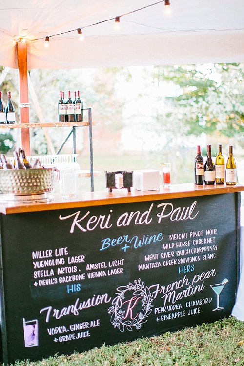 Gorgeous artistic and custom hand-lettering for weddings and events by Paisley & Jade