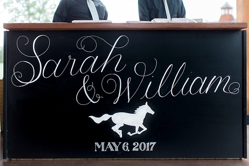 Gorgeous artistic and custom hand-lettering for weddings and events by Paisley & Jade