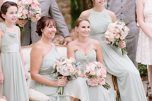 Elegant pastel colored wedding at The Mill At Fine Creek with images by David Abel Photography and specialty rentals by Paisley & Jade