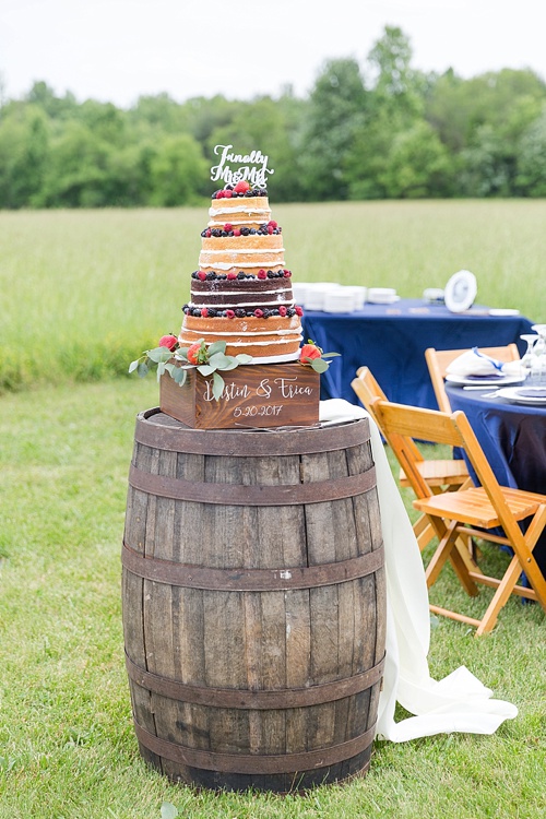 Americana and rustic outdoor wedding with specialty and vintage rentals by Paisley & Jade