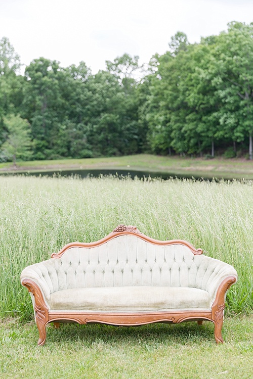 Americana and rustic outdoor wedding with specialty and vintage rentals by Paisley & Jade