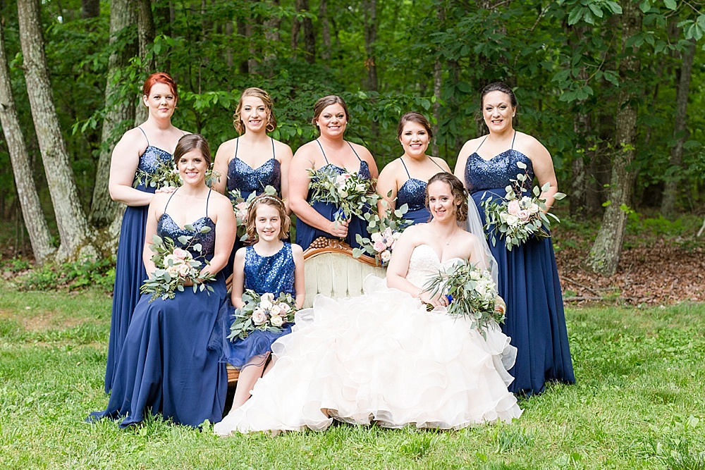 Americana and rustic outdoor wedding with specialty and vintage rentals by Paisley & Jade