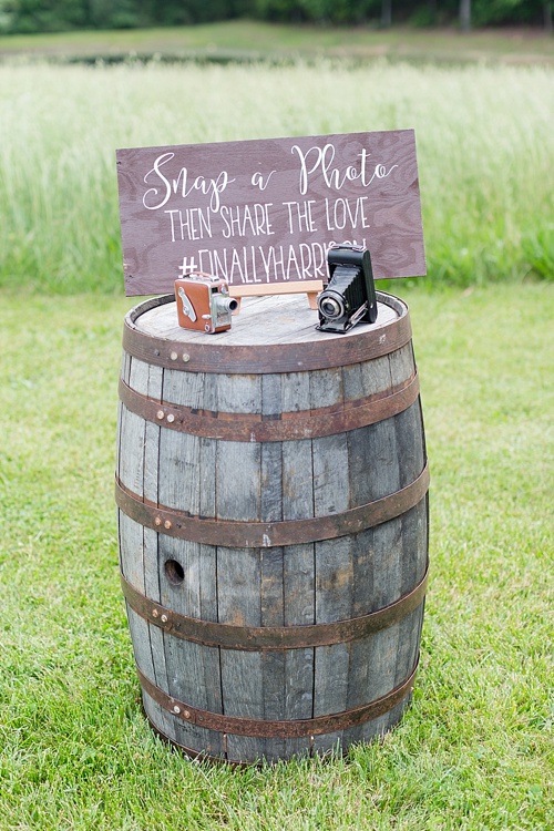 Americana and rustic outdoor wedding with specialty and vintage rentals by Paisley & Jade