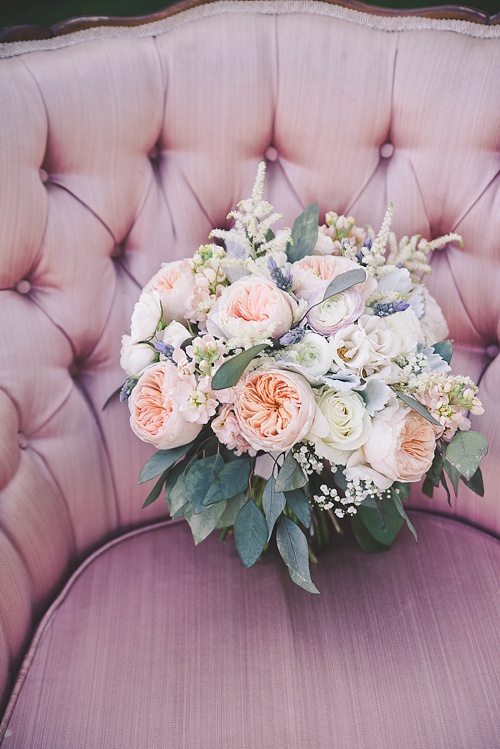 Pretty pastel wedding at Westover Plantation with specialty and vintage rentals by Paisley & Jade