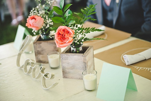 Pretty pastel wedding at Westover Plantation with specialty and vintage rentals by Paisley & Jade