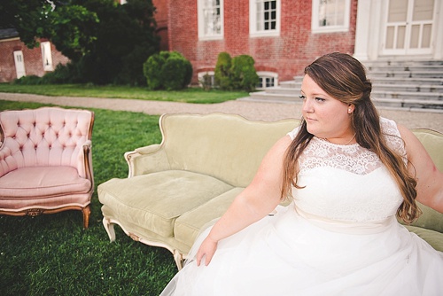 Pretty pastel wedding at Westover Plantation with specialty and vintage rentals by Paisley & Jade