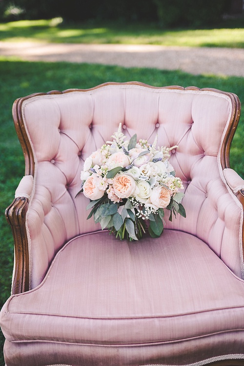 Pretty pastel wedding at Westover Plantation with specialty and vintage rentals by Paisley & Jade