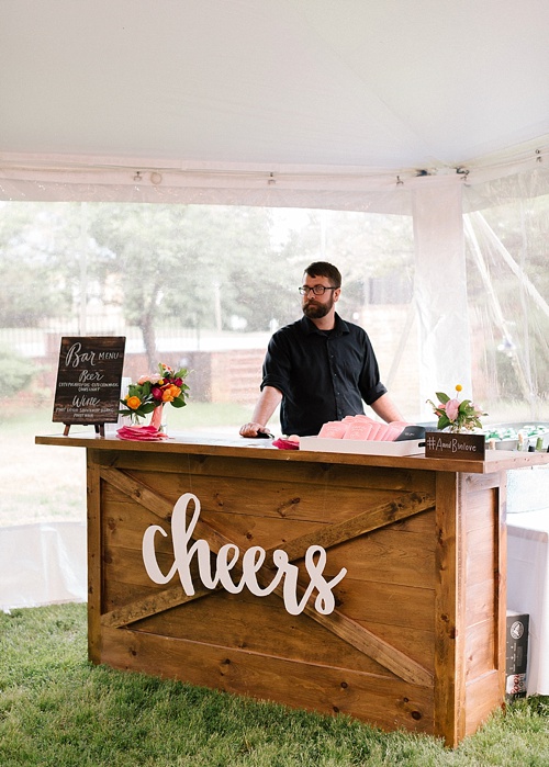 Colorful and cheerful outdoor wedding with specialty and vintage rentals by Paisley & Jade 