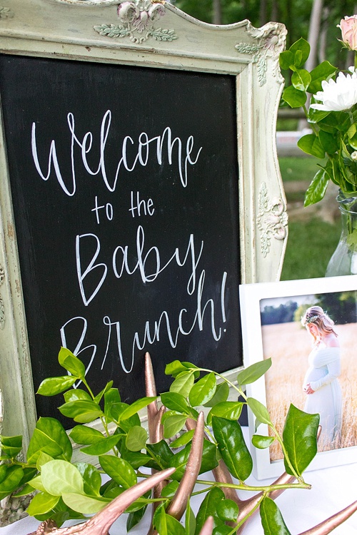 Beautiful boho baby shower with specialty and vintage rentals by Paisley & Jade 