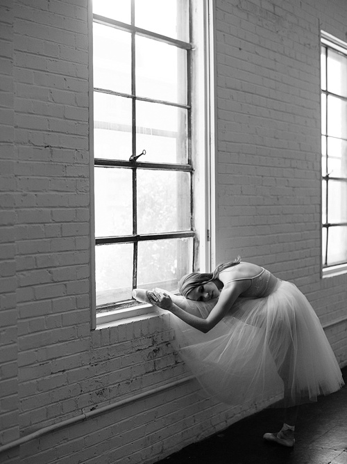 Gorgeous ballerina photo shoot by Abby Grace Photography with space and prop rentals by Paisley & Jade