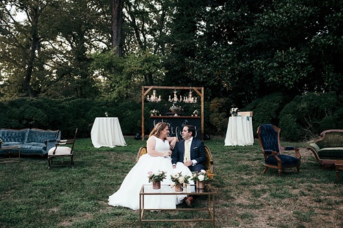 Rich and Romantic Wedding at The Wilton House Museum in Richmond captured by Betty Clicker Photography with Vintage and Eclectic Rentals by Paisley & Jade