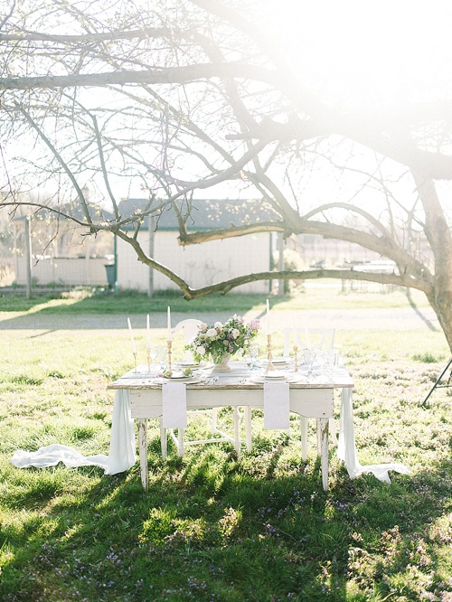 Italian inspired rustic and romantic winery wedding styled shoot with vintage rentals by Paisley & Jade