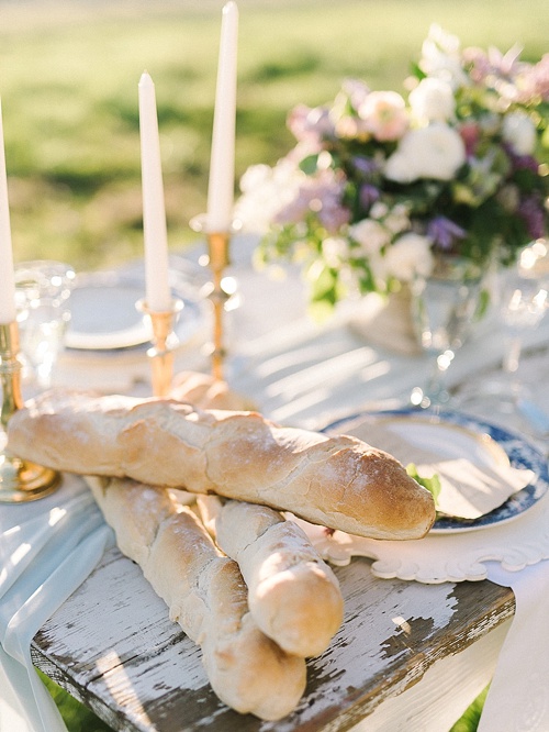 Italian inspired rustic and romantic winery wedding styled shoot with vintage rentals by Paisley & Jade