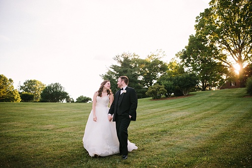 Lush and Lovely wedding reception at a private residence in Virginia with vintage and specialty rentals by Paisley & Jade