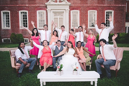 Pretty pastel wedding at Westover Plantation with vintage and specialty rentals by Paisley and Jade