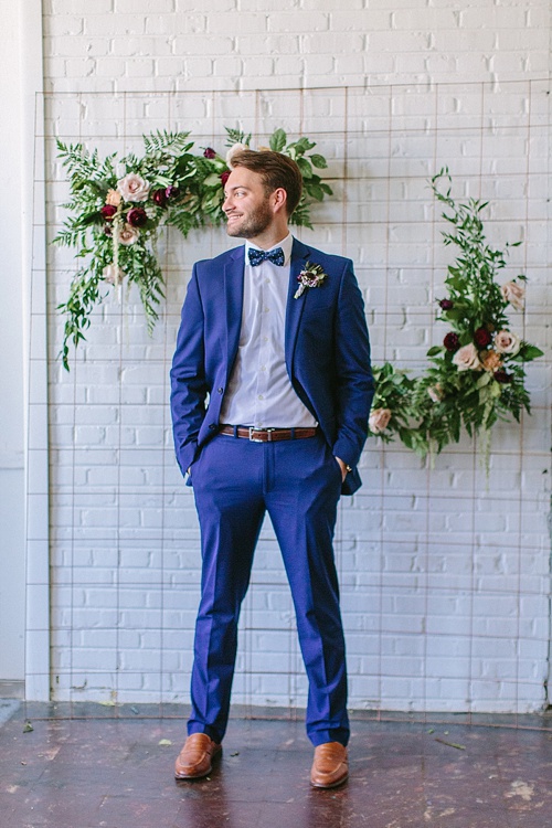 Gorgeous styled shoot with two handsome grooms at Highpoint and Moore with space, vintage and specialty rentals by Paisley and Jade 