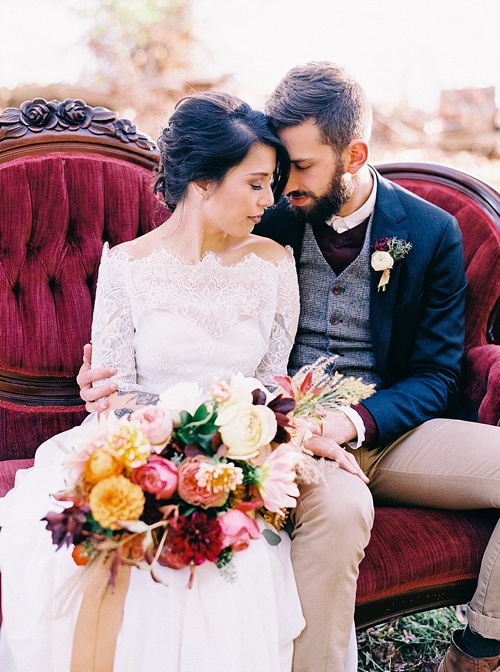 Romantic Fall Wooden Styled Shoot with vintage and specialty rentals by Paisley & Jade