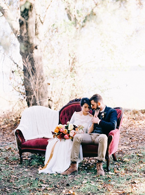 Romantic Fall Wooden Styled Shoot with vintage and specialty rentals by Paisley & Jade